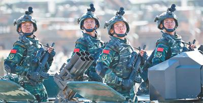 庆贺中国国民束缚军建军90周年阅兵在朱日跟练习基地举办