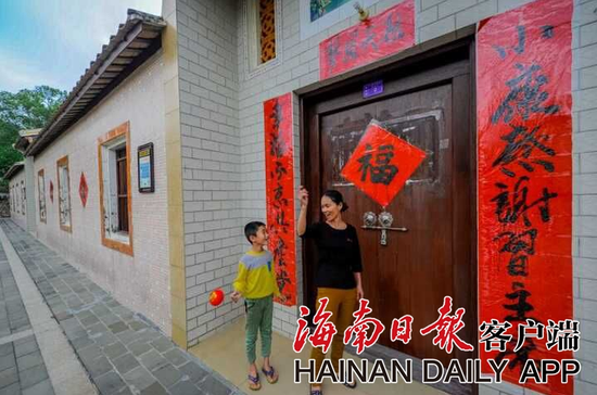 图为文昌市龙楼镇好圣村 海南日报记者 袁琛 摄