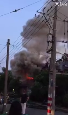 江苏常熟产生一同火警