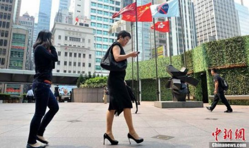 港交所材料图。中新社发 邓庆乐 摄