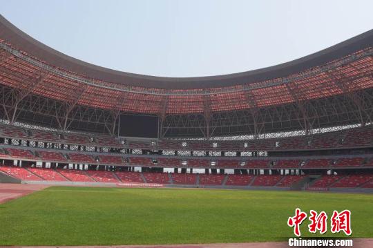 山西体育核心足球场草坪已规复原貌。山西体育核心供给